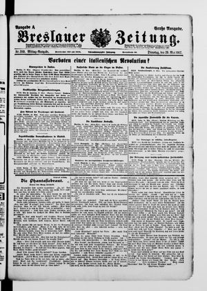 Breslauer Zeitung vom 29.05.1917
