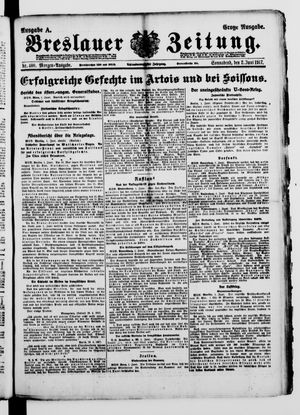 Breslauer Zeitung vom 02.06.1917