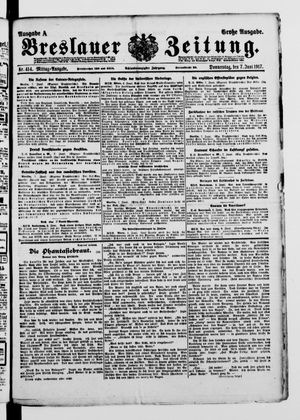 Breslauer Zeitung vom 07.06.1917