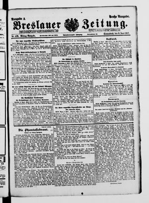Breslauer Zeitung vom 09.06.1917