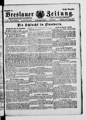 Breslauer Zeitung vom 10.06.1917