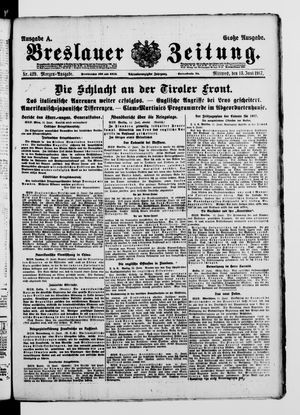 Breslauer Zeitung on Jun 13, 1917