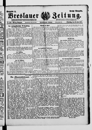 Breslauer Zeitung vom 19.06.1917