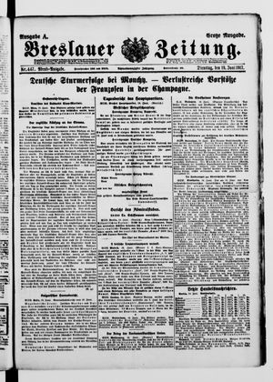 Breslauer Zeitung on Jun 19, 1917
