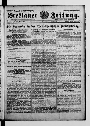 Breslauer Zeitung vom 25.06.1917