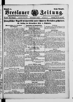 Breslauer Zeitung vom 26.06.1917