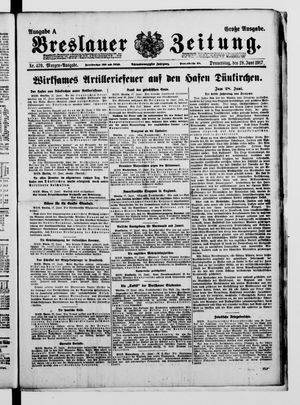 Breslauer Zeitung vom 28.06.1917