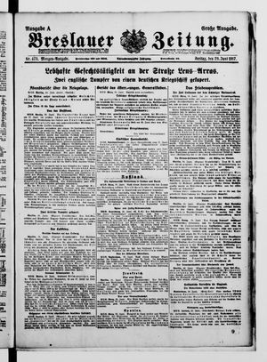 Breslauer Zeitung on Jun 29, 1917