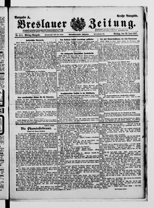 Breslauer Zeitung on Jun 29, 1917