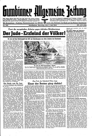 Gumbinner allgemeine Zeitung vom 04.05.1943