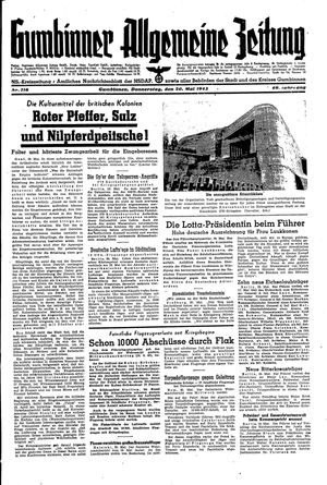 Gumbinner allgemeine Zeitung vom 20.05.1943