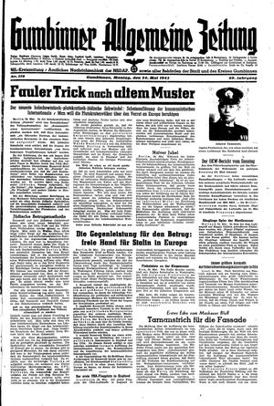 Gumbinner allgemeine Zeitung vom 24.05.1943