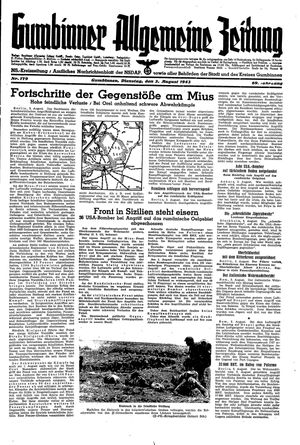 Gumbinner allgemeine Zeitung on Aug 3, 1943