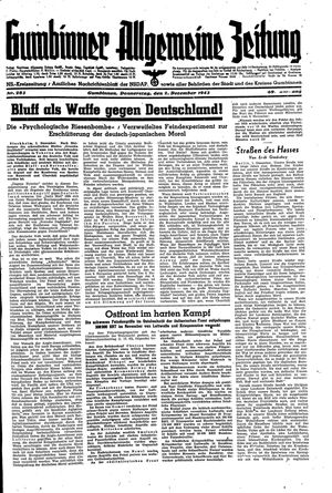 Gumbinner allgemeine Zeitung vom 02.12.1943