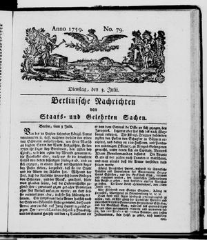 Berlinische Nachrichten von Staats- und gelehrten Sachen vom 03.07.1759