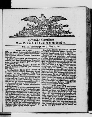 Berlinische Nachrichten von Staats- und gelehrten Sachen vom 09.05.1782