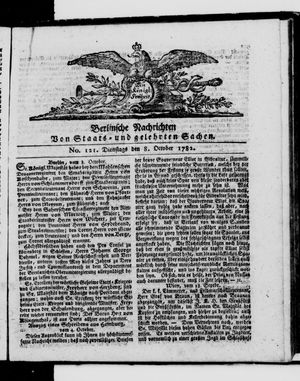 Berlinische Nachrichten von Staats- und gelehrten Sachen vom 08.10.1782
