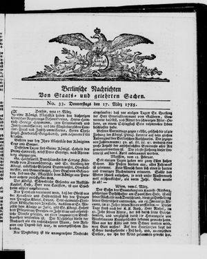 Berlinische Nachrichten von Staats- und gelehrten Sachen vom 17.03.1785