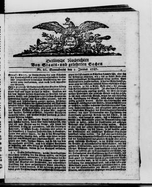 Berlinische Nachrichten von Staats- und gelehrten Sachen vom 02.06.1787