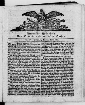 Berlinische Nachrichten von Staats- und gelehrten Sachen vom 12.05.1789