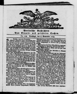 Berlinische Nachrichten von Staats- und gelehrten Sachen vom 08.09.1789