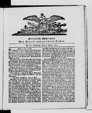 Berlinische Nachrichten von Staats- und gelehrten Sachen vom 08.06.1790