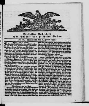 Berlinische Nachrichten von Staats- und gelehrten Sachen vom 01.06.1793