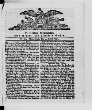 Berlinische Nachrichten von Staats- und gelehrten Sachen vom 04.07.1793