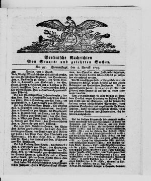 Berlinische Nachrichten von Staats- und gelehrten Sachen vom 08.08.1793