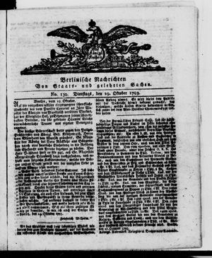 Berlinische Nachrichten von Staats- und gelehrten Sachen vom 29.10.1793