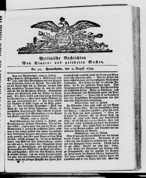 Berlinische Nachrichten von Staats- und gelehrten Sachen vom 02.08.1794