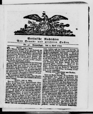 Berlinische Nachrichten von Staats- und gelehrten Sachen vom 02.04.1795
