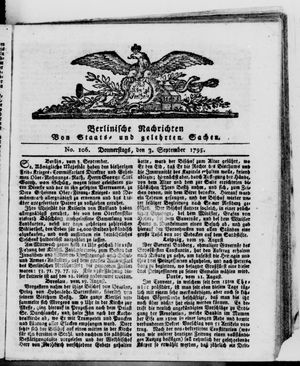 Berlinische Nachrichten von Staats- und gelehrten Sachen vom 03.09.1795