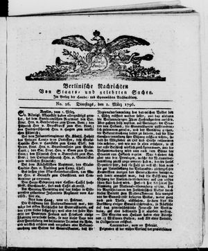 Berlinische Nachrichten von Staats- und gelehrten Sachen vom 01.03.1796
