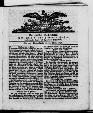 Berlinische Nachrichten von Staats- und gelehrten Sachen vom 10.03.1796