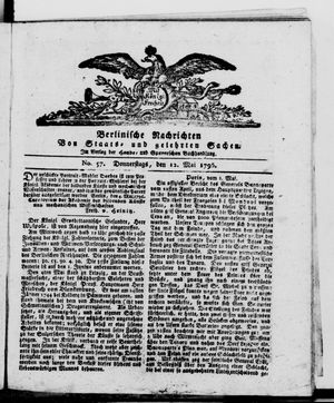 Berlinische Nachrichten von Staats- und gelehrten Sachen vom 12.05.1796