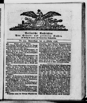 Berlinische Nachrichten von Staats- und gelehrten Sachen vom 27.10.1796