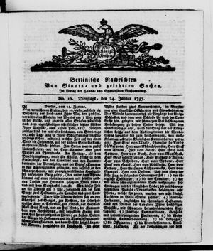 Berlinische Nachrichten von Staats- und gelehrten Sachen vom 24.01.1797