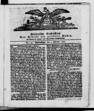 Berlinische Nachrichten von Staats- und gelehrten Sachen vom 02.02.1797