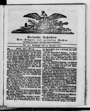 Berlinische Nachrichten von Staats- und gelehrten Sachen vom 14.02.1797