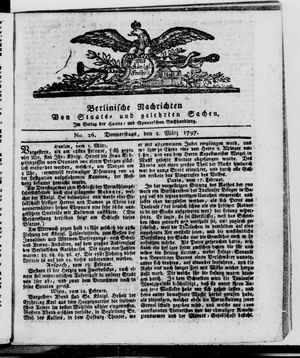 Berlinische Nachrichten von Staats- und gelehrten Sachen vom 02.03.1797