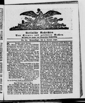 Berlinische Nachrichten von Staats- und gelehrten Sachen vom 08.06.1797