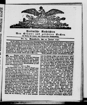 Berlinische Nachrichten von Staats- und gelehrten Sachen vom 10.06.1797