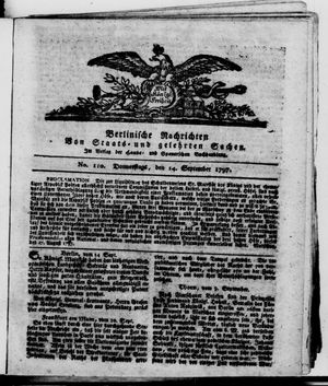 Berlinische Nachrichten von Staats- und gelehrten Sachen vom 14.09.1797