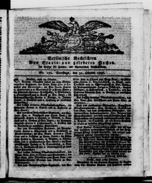 Berlinische Nachrichten von Staats- und gelehrten Sachen vom 31.10.1797