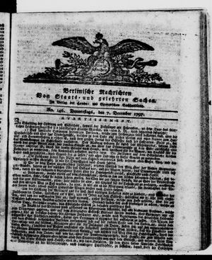 Berlinische Nachrichten von Staats- und gelehrten Sachen vom 07.12.1797