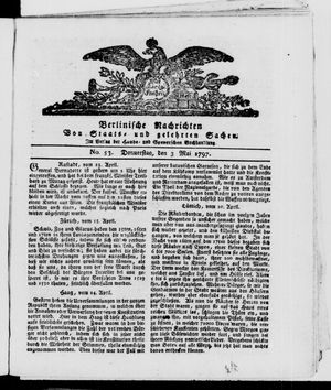 Berlinische Nachrichten von Staats- und gelehrten Sachen vom 03.05.1798