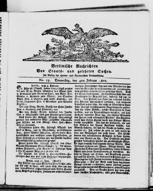 Berlinische Nachrichten von Staats- und gelehrten Sachen vom 04.02.1802