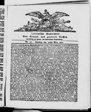 Berlinische Nachrichten von Staats- und gelehrten Sachen vom 30.03.1802
