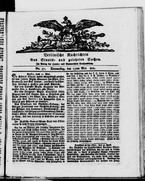 Berlinische Nachrichten von Staats- und gelehrten Sachen vom 13.05.1802